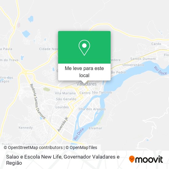 Salao e Escola New Life mapa