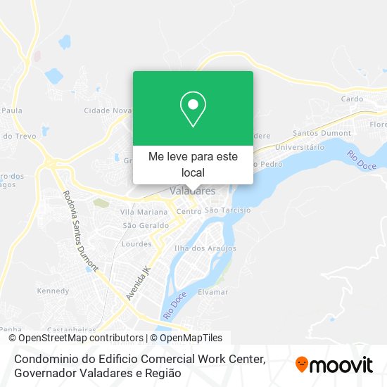 Condominio do Edificio Comercial Work Center mapa