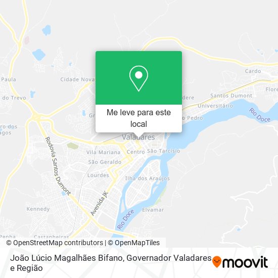 João Lúcio Magalhães Bifano mapa