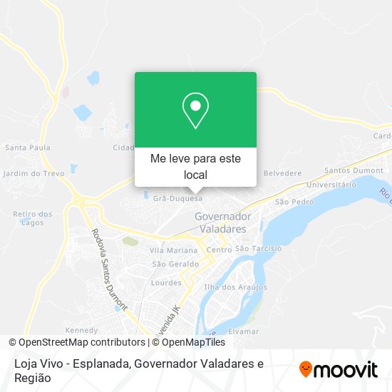 Loja Vivo - Esplanada mapa