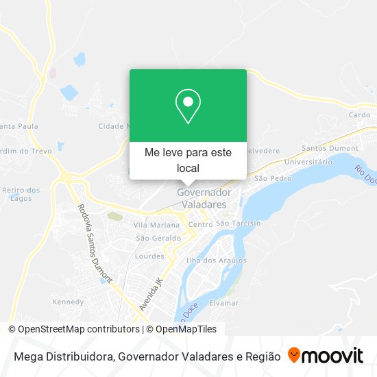 Mega Distribuidora mapa