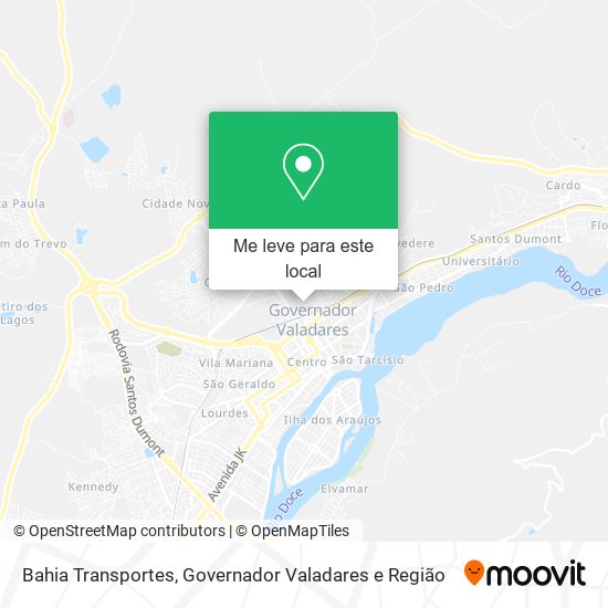 Bahia Transportes mapa