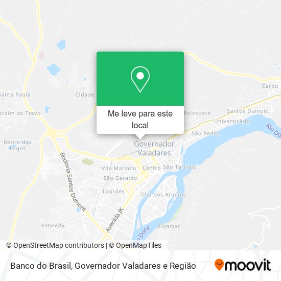 Banco do Brasil mapa