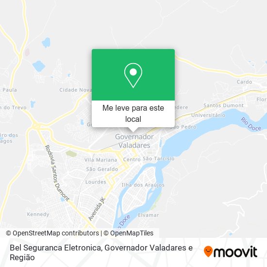 Bel Seguranca Eletronica mapa