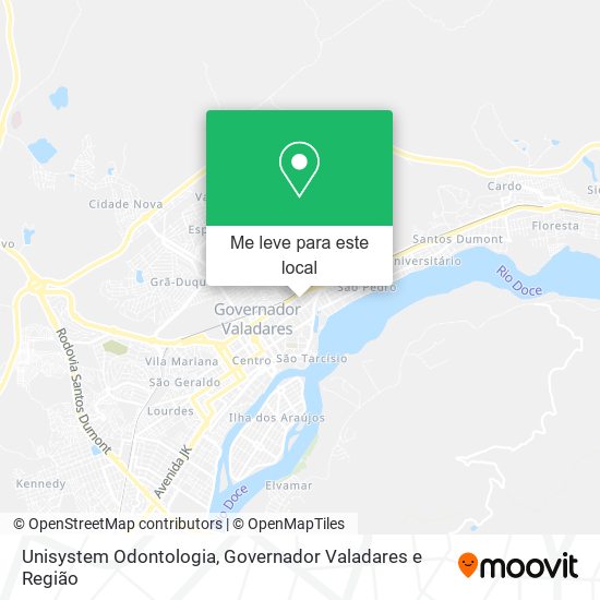 Unisystem Odontologia mapa