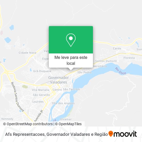 Afs Representacoes mapa