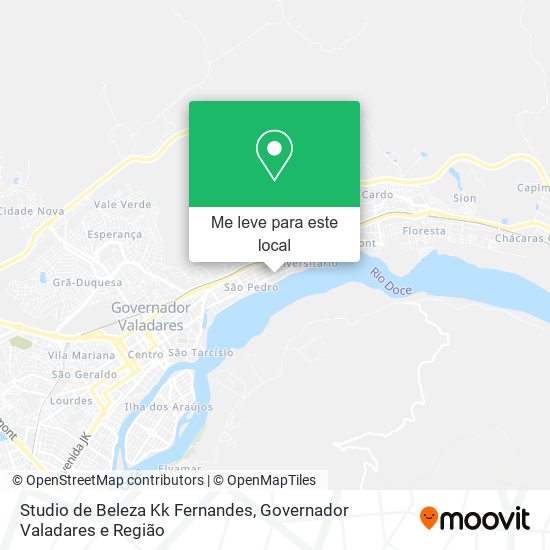 Studio de Beleza Kk Fernandes mapa