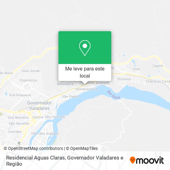 Residencial Aguas Claras mapa