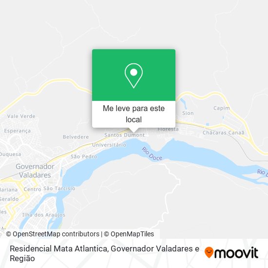 Residencial Mata Atlantica mapa