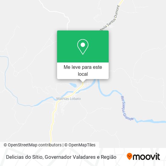 Delicias do Sítio mapa