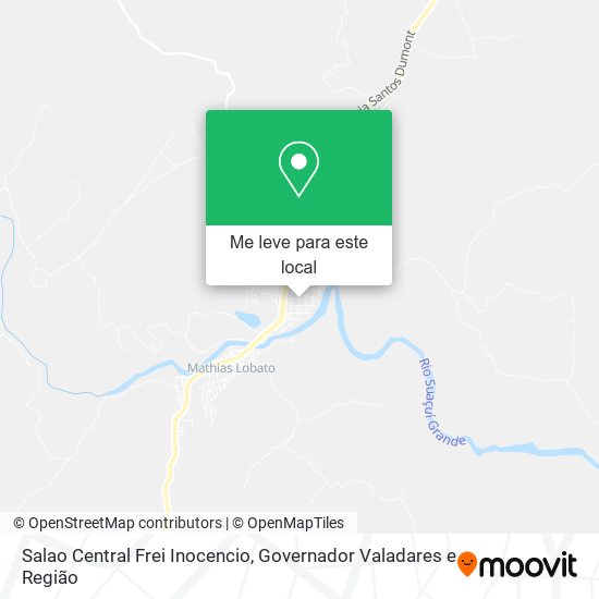 Salao Central Frei Inocencio mapa