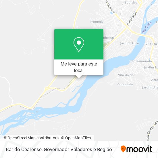 Bar do Cearense mapa