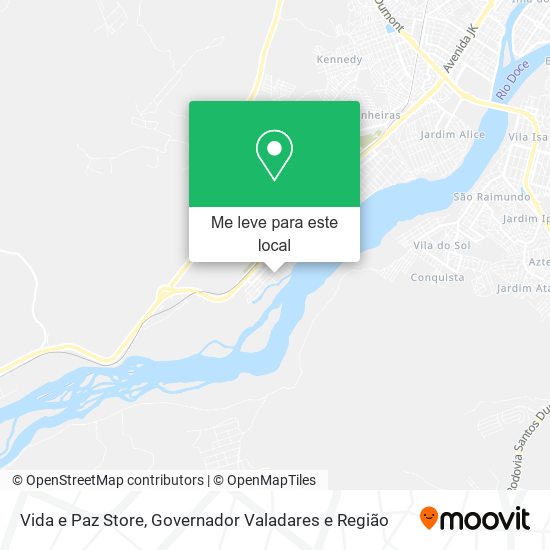 Vida e Paz Store mapa