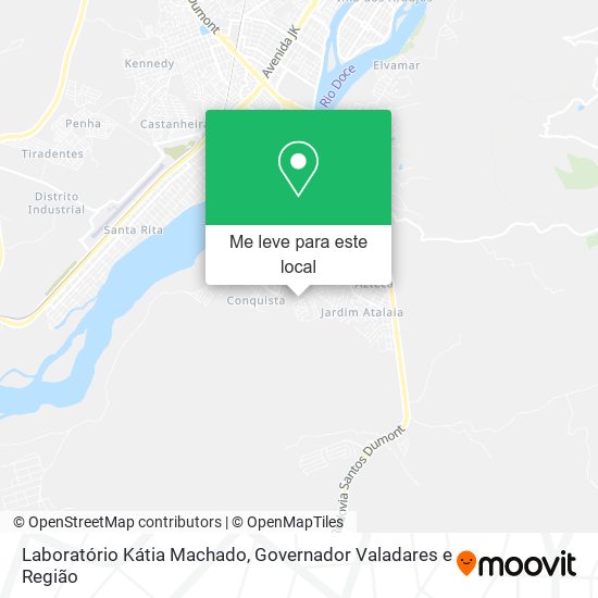 Laboratório Kátia Machado mapa