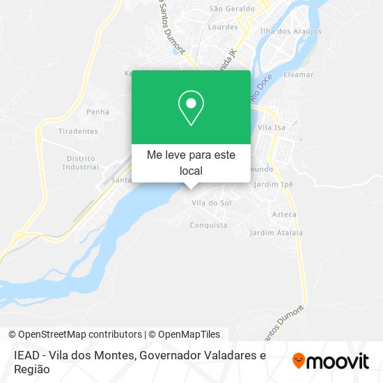 IEAD - Vila dos Montes mapa
