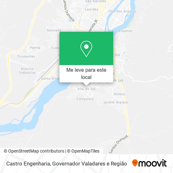 Castro Engenharia mapa