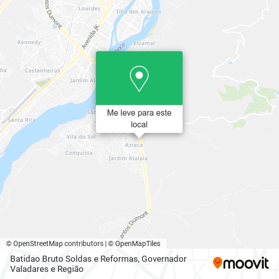 Batidao Bruto Soldas e Reformas mapa