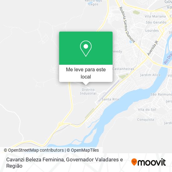 Cavanzi Beleza Feminina mapa