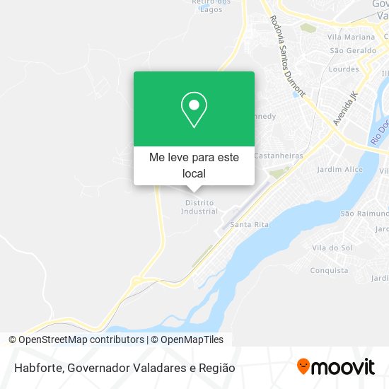 Habforte mapa