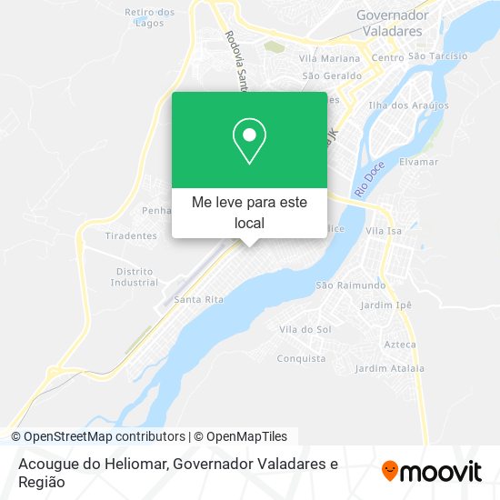 Acougue do Heliomar mapa