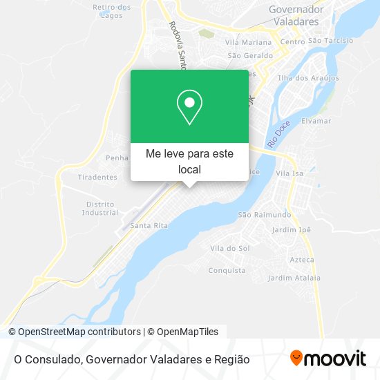 O Consulado mapa