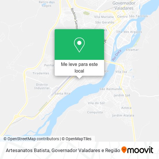 Artesanatos Batista mapa