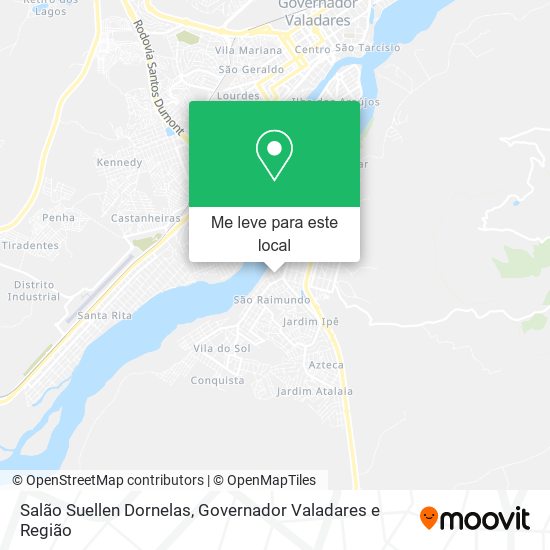 Salão Suellen Dornelas mapa