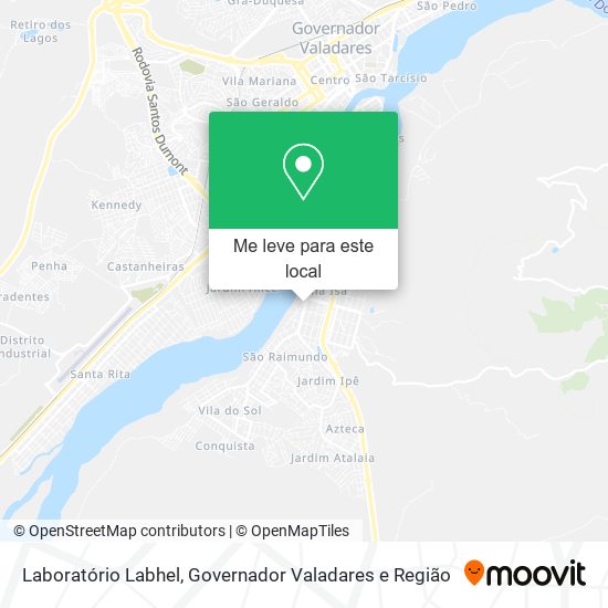 Laboratório Labhel mapa