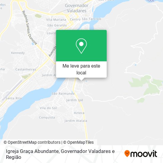 Igreja Graça Abundante mapa