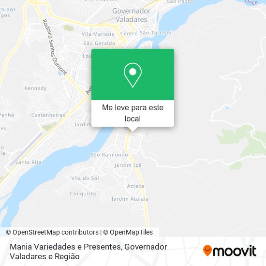 Mania Variedades e Presentes mapa