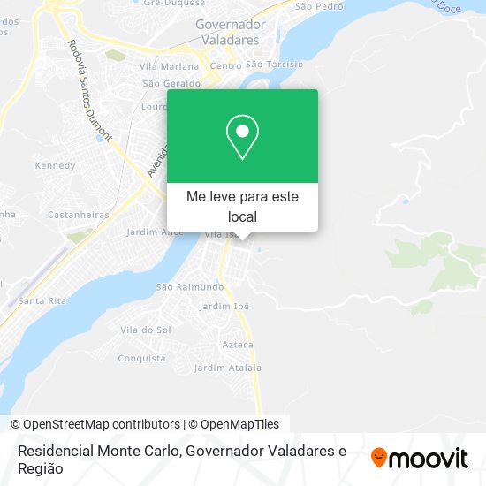 Residencial Monte Carlo mapa