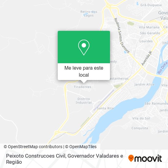 Peixoto Construcoes Civil mapa