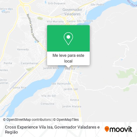 Cross Experience Vila Isa mapa
