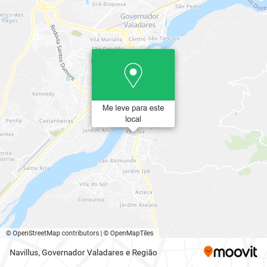 Navillus mapa