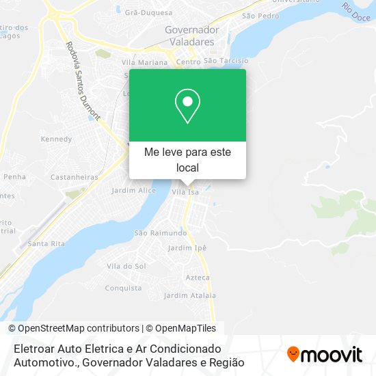 Eletroar Auto Eletrica e Ar Condicionado Automotivo. mapa