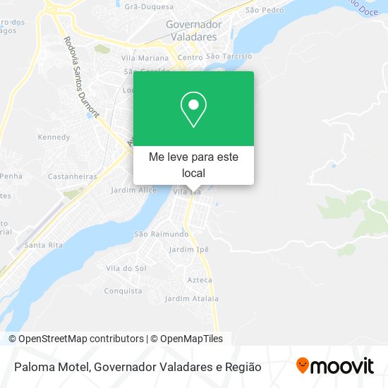Paloma Motel mapa