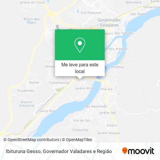 Ibituruna Gesso mapa
