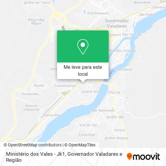 Ministério dos Vales - Jk1 mapa