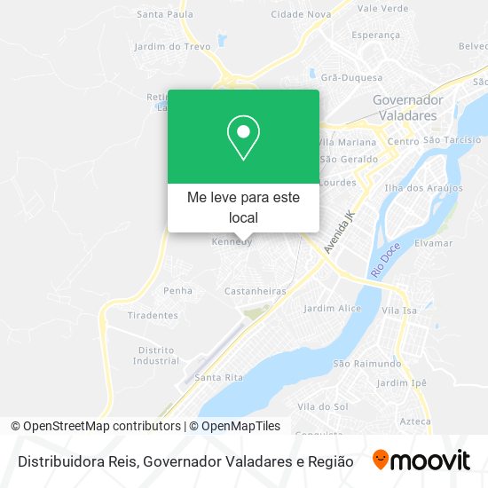 Distribuidora Reis mapa