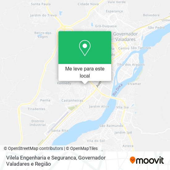 Vilela Engenharia e Seguranca mapa
