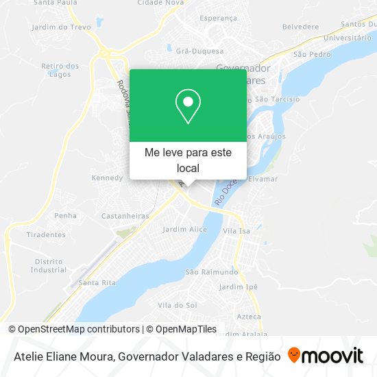 Atelie Eliane Moura mapa