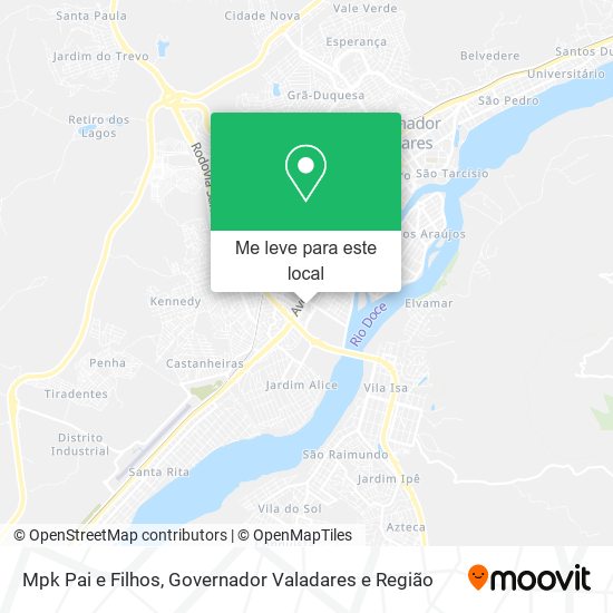 Mpk Pai e Filhos mapa