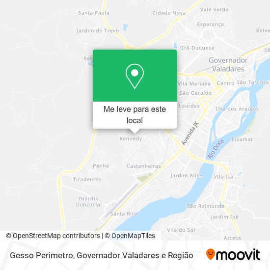 Gesso Perimetro mapa