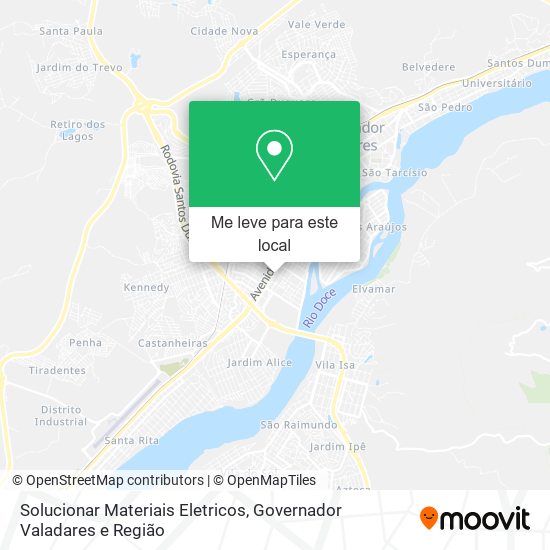 Solucionar Materiais Eletricos mapa