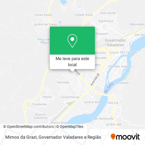 Mimos da Grazi mapa