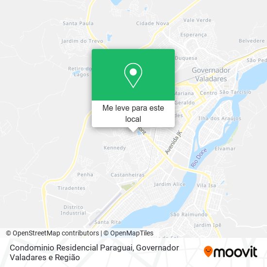 Condominio Residencial Paraguai mapa