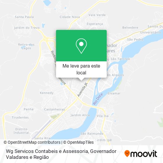 Wg Servicos Contabeis e Assessoria mapa