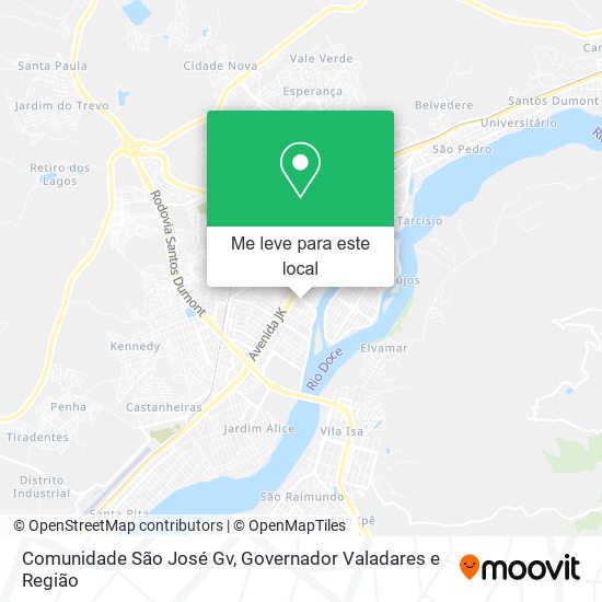 Comunidade São José Gv mapa