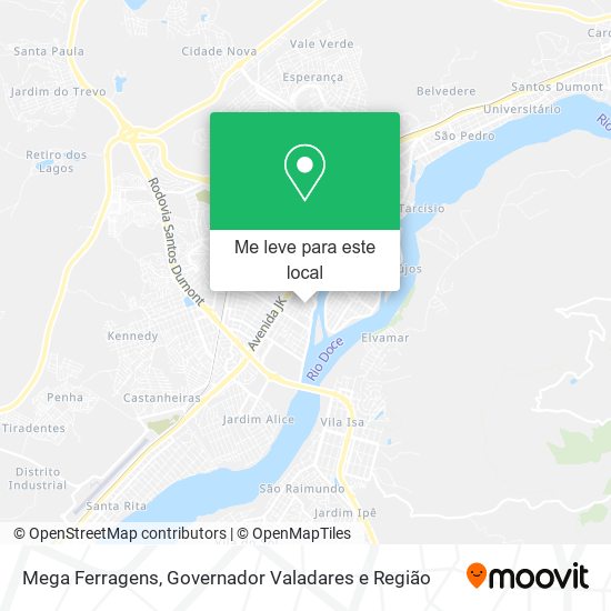 Mega Ferragens mapa