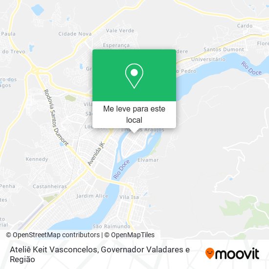 Ateliê Keit Vasconcelos mapa